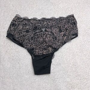 Victoria's Secret High Waist Cheeky Foil Lace Panty Size XSmall, Small or Medium